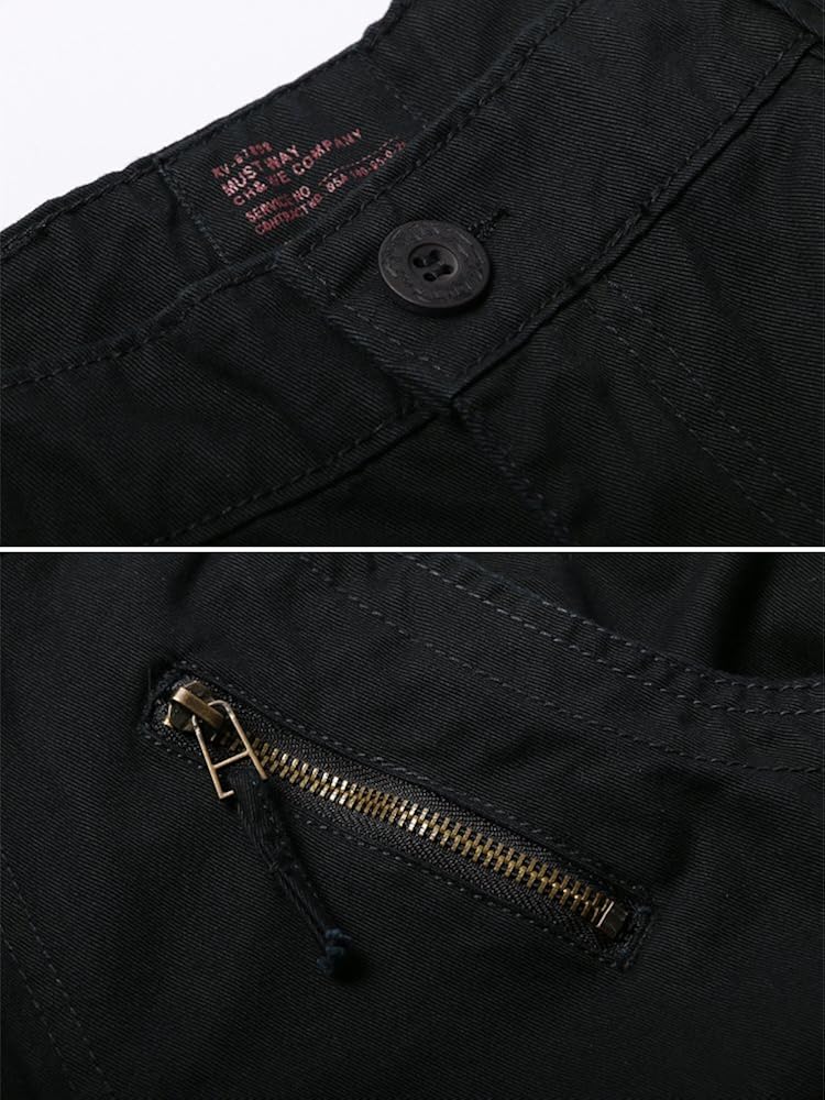 OCHENTA Men's Casual Military Cargo Pants, 8 Pockets Work Combat Outdoor Trousers at  Men’s Clothing store