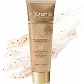 Premier Dead Sea Apricot Facial Exfoliating Gel w/Dead Sea Minerals 4.25oz | Dermatologist-tested dual-action facial exfoliating gel w/ apricot kernel powder &amp; fruit acids &amp; authentic Dead Sea minerals
