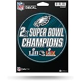 NFL New York Giants 4-Time Super Bowl Champions Die Cut Vinyl Decal