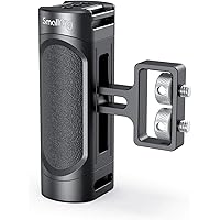 SMALLRIG Mini Side Handle Handgrip with Dual 1/4"-20 Screw Mount for Mirrorless Digital Camera DSLR Camera Small Camera Cage 