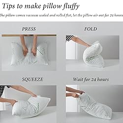 HOXXME Shredded Memory Foam Pillows for
