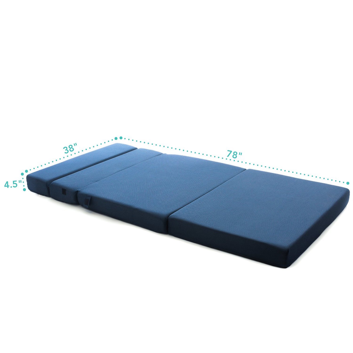 Milliard TriFold Foam Folding Mattress and Sofa Bed for Guests or