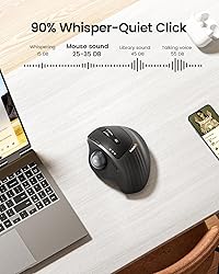 ProtoArc Wireless Trackball Mouse, EM01 NL