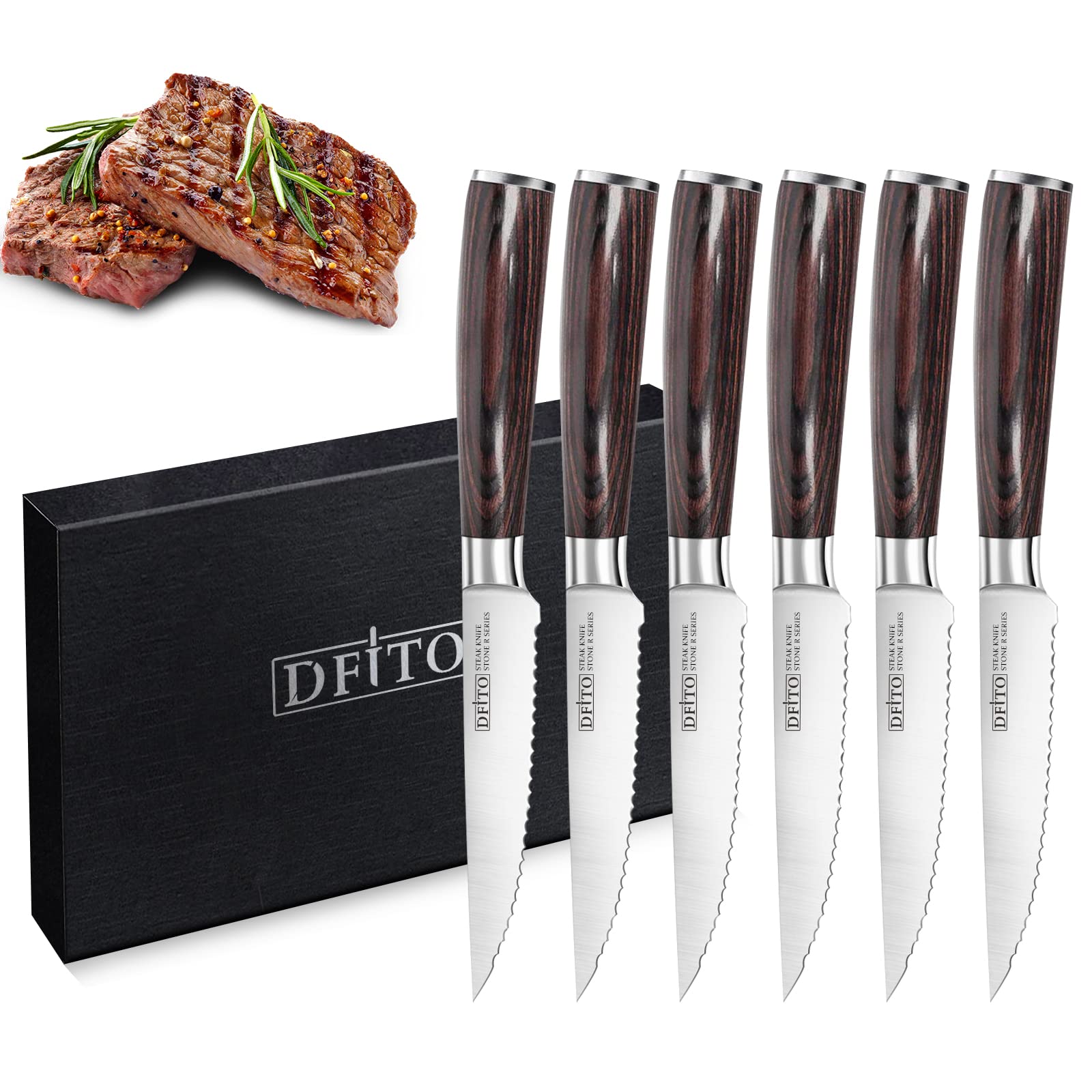 Dfito-Juego-de-6-Cuchillos-de-Carne-Cuchillo-de-Bistec-Antioxidante-y-Anticorrosion-Juego-de-Cubiertos-Dentados-para