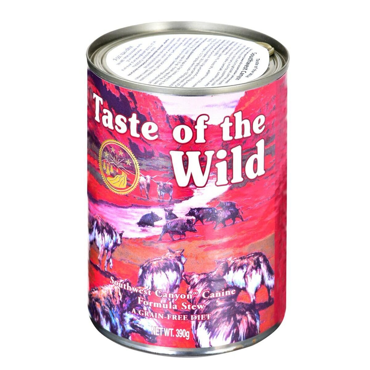 Taste of the Wild Grain Free Wet Dog Food, 12x390g Cans - Wet Dog Food Tins, Rich Protein Blend, Complete Nutrition for All Life Stages