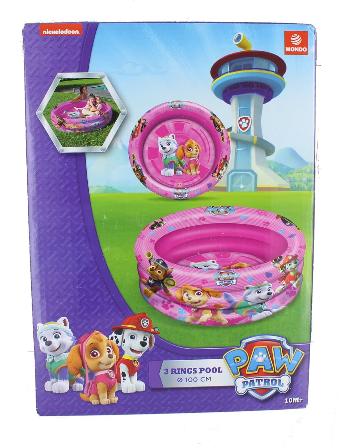 paw patrol paddling pool