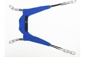 Invacare R121 Reliant Toileting Sling for Patient Lifts, Solid Polyester Fabric, Large