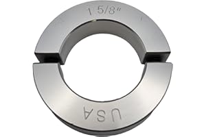Coastal Shaft Collars – 1.625" Bore Diameter - Clamping Two Piece Shaft Collar - 2024 Aluminum (1 Pack)