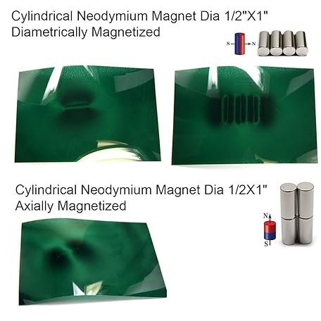 Green Magnetic Viewing Film – See Invisible Magnetic Fields! 4x6 Inch Visual Aid For Science Kits, Physics Class & DIY Magnet Projects
