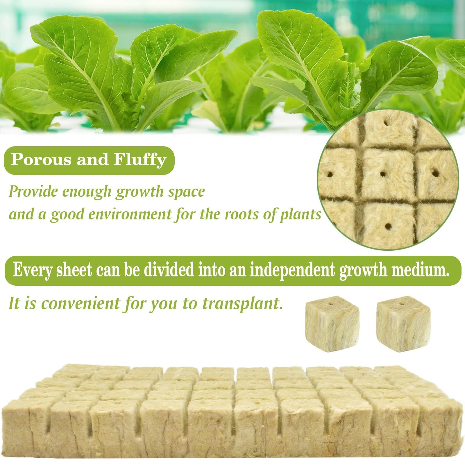 Mua Halatool 1 Inch Rockwool Cubes Garden RockWool Stonewool Grow Cubes