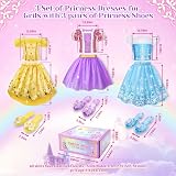 MELAND Princess Costumes for Girls 16 Pieces Dress Up Set 3-6 Years view 6
