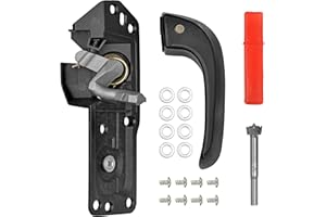 Interior Door Handle Kit Front Left Drivers Side Compatible with for 2007-2014 Chevy Silverado, Tahoe, Suburban, Avalanche, G