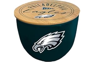 PEGASUS SPORTS Officially Licensed NFL Script Circle Logo Ceramic Candle