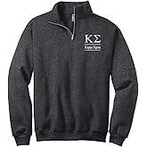 Kappa Sigma Quarter Zip Cadet Collar Sweatshirt - Kappa Sigma Fraternity Merchandise