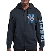 Junk Food NFL unisex-adult Nfl Mvp Zip Hoodie Sweatshirt