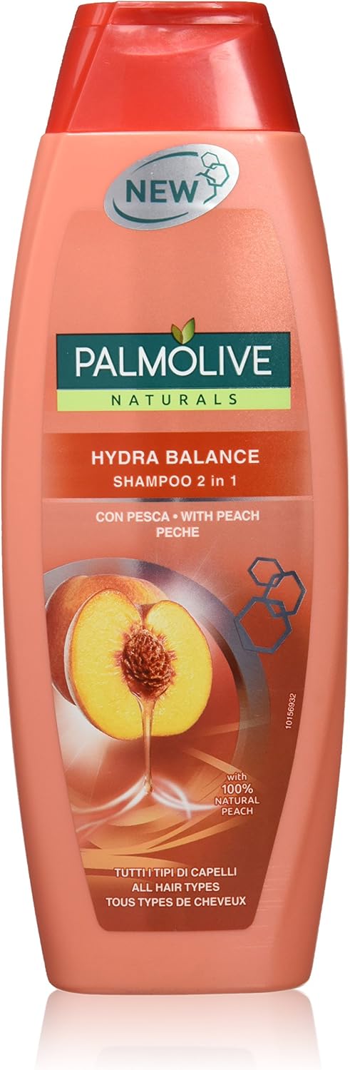 Palmolive 2 in 1 Hydra Balance Shampoo Peach 350ml, 350 ml (Pack of 1)