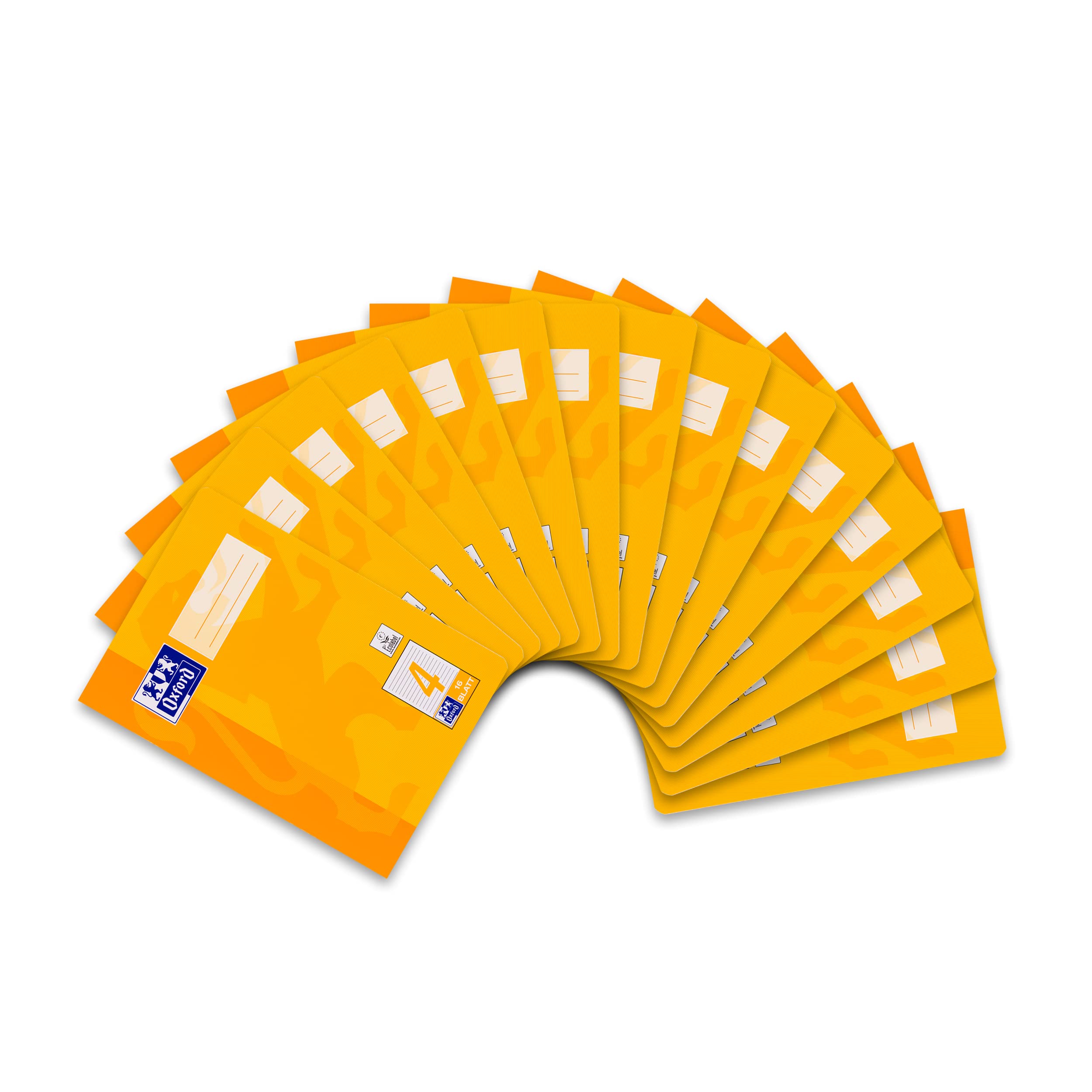 Hamelin Paperbrands Oxford 384501604 School Notepad A5 16 Sheets Line Style 4 Pack of 15