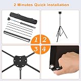 VISULAPEX 80” 4K HD Fiberglass Projector Screen with Tripod - Portable view 4