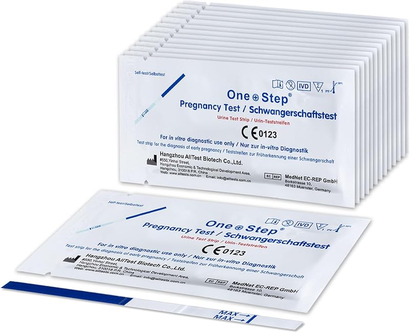 One Step 50 x Ultra Early 10 mIU Pregnancy Test Strips Dipstick