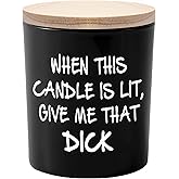 BFJLIFE Gifts for Him Husband Boyfriend Funny Unique Christmas Anniversary Valentines Day Birthday Gag Gifts for Him Men Adults Bachelorette Bridal Shower for Bride Sandalwood Scented Candle