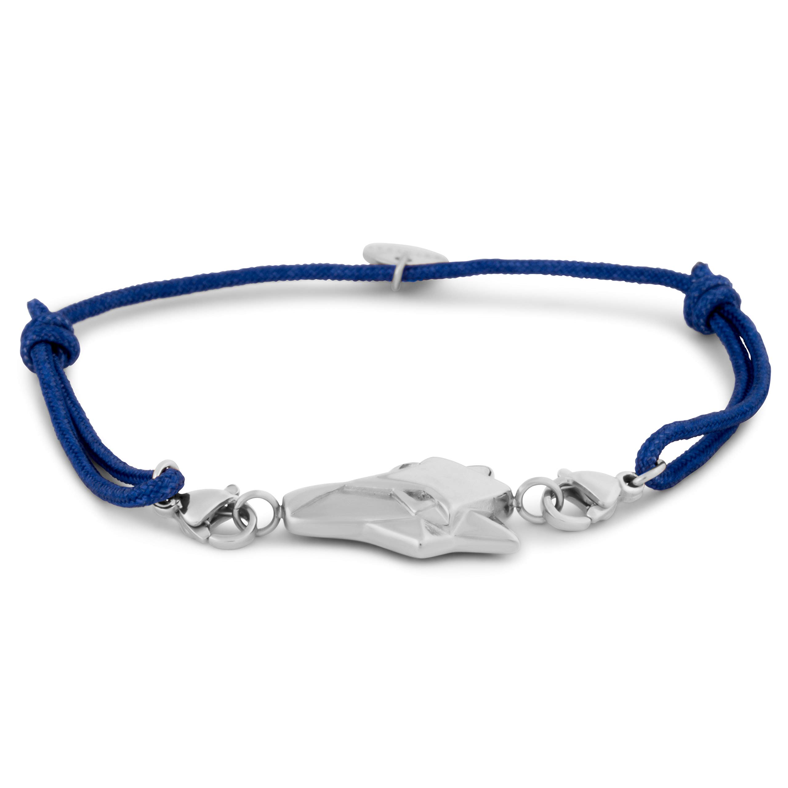 Akitsune Aeterna Women Bracelet | Element Charm Bracelet interchangeable Elements - Fox Navy Blue Silver