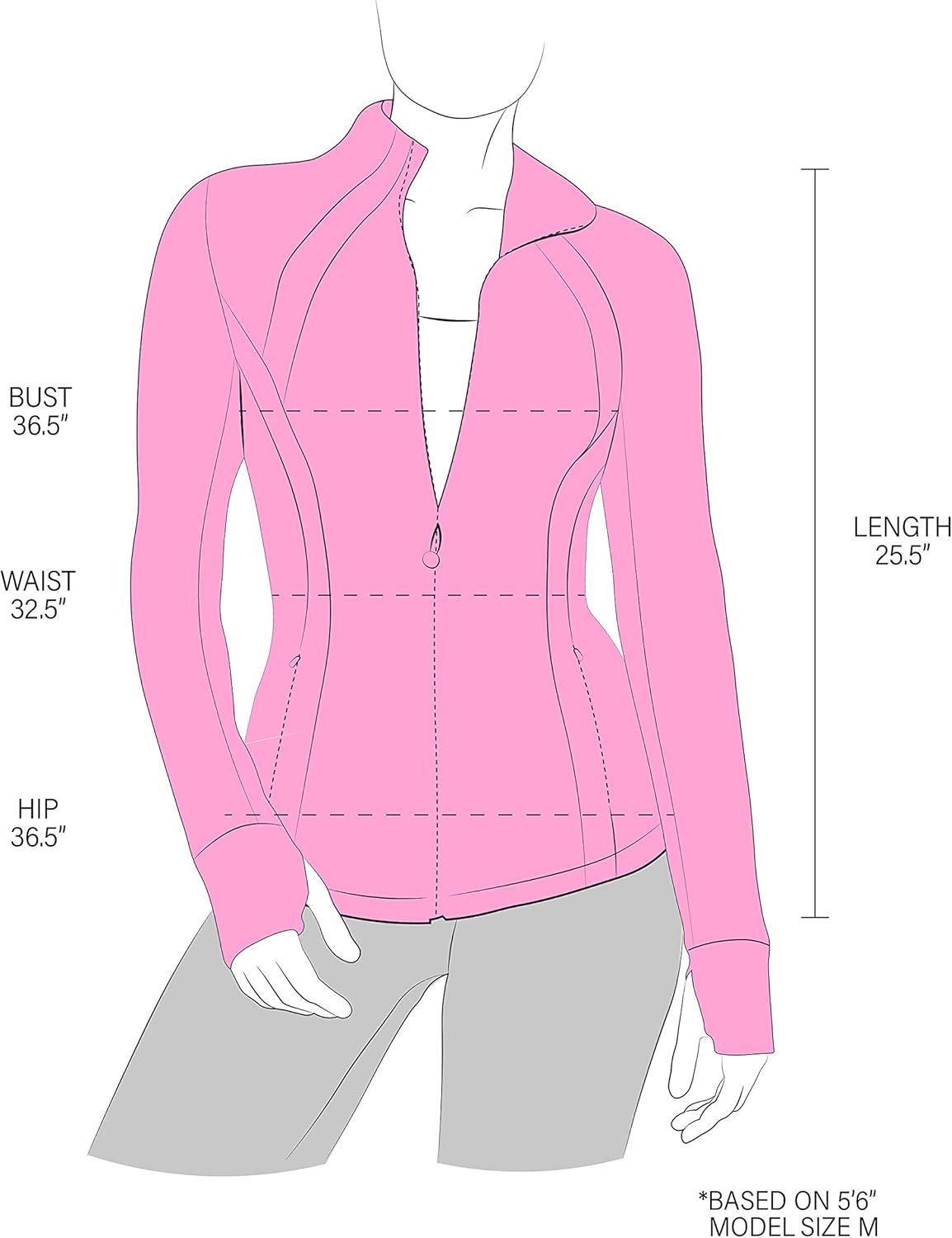 Yogalicious Womens Ultra Soft Lightweight Full Zip Yoga Jacket with Zipper Pockets at  Women’s Clothing store