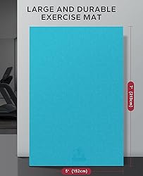HAPBEAR Extra Large Exercise Mat-7'x5'x8mm