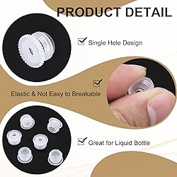 PATIKIL Bottle Adapter 0.35"/8mm, 25 Pcs Press in