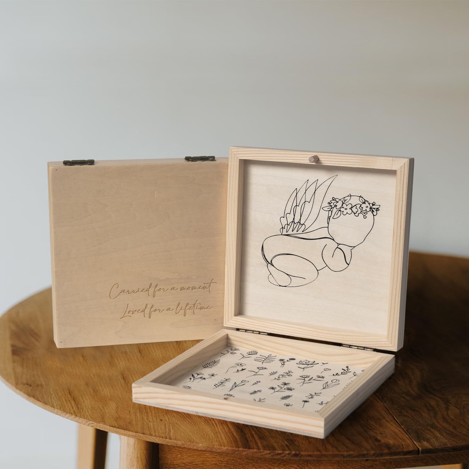 Miscarriage Gifts For Mothers Parents | Miscarriage Memorial Box/Keepsake Box, Pregnancy/Infant Loss Memorial Gift for Mom Women, Angel Baby Sympathy Gift, Baby Loss Care Package, Remembrance