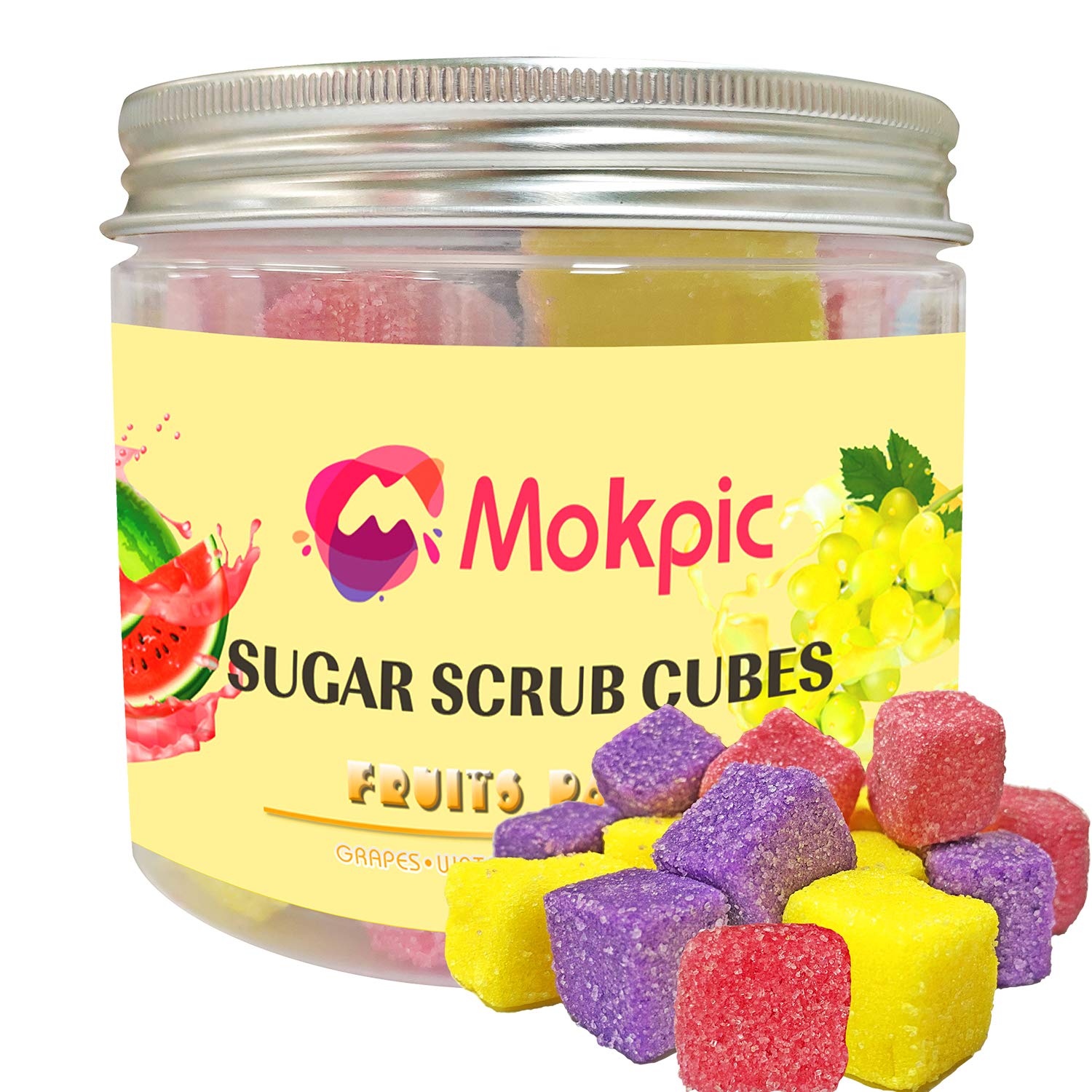 Body Scrub Sugar Scrub Cubes, Great as Exfoliating Moisturizing Body Scrub & Knee