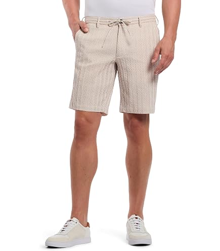 Robert Graham Men's Thresher Casual Flat Front Chino Short, Olive
