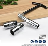 drado Spark Plug Socket Wrench 16mm 18mm 21mm T-Handle Tool view 5