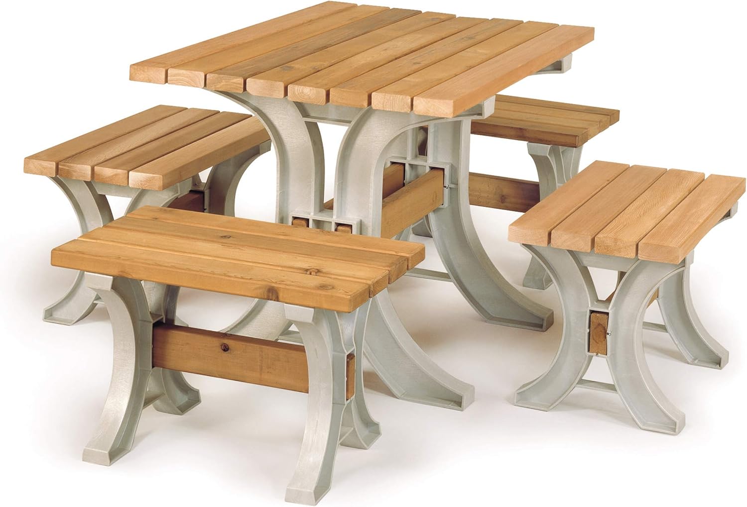 2x4basics 90182ONLMI Custom Picnic Table Kit, Sand : Garden & Outdoor