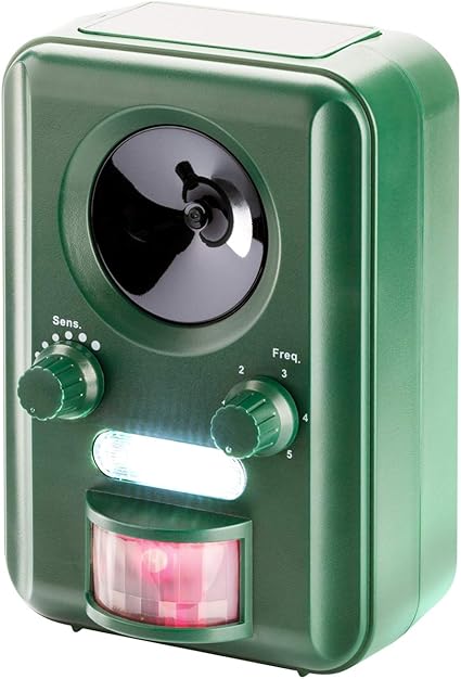 Répulsif Ultrasons Professionnel VOSS.sonic 5500+ - Contre Rats, Souris, Insectes - Zone 325 M², Réglable, Pour Intérieur