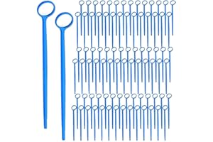 UtopixHub 300 Pcs Disposable Dental Mirror Anti Fog Mouth Mirror Individually Packed Dental Mirror for Teeth Oral,Blue