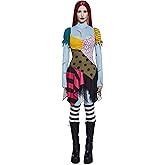 Dolls Kill Nightmare Sally Rag Doll Costume – Halloween Colorblock Outfit by Trickz N' Treatz