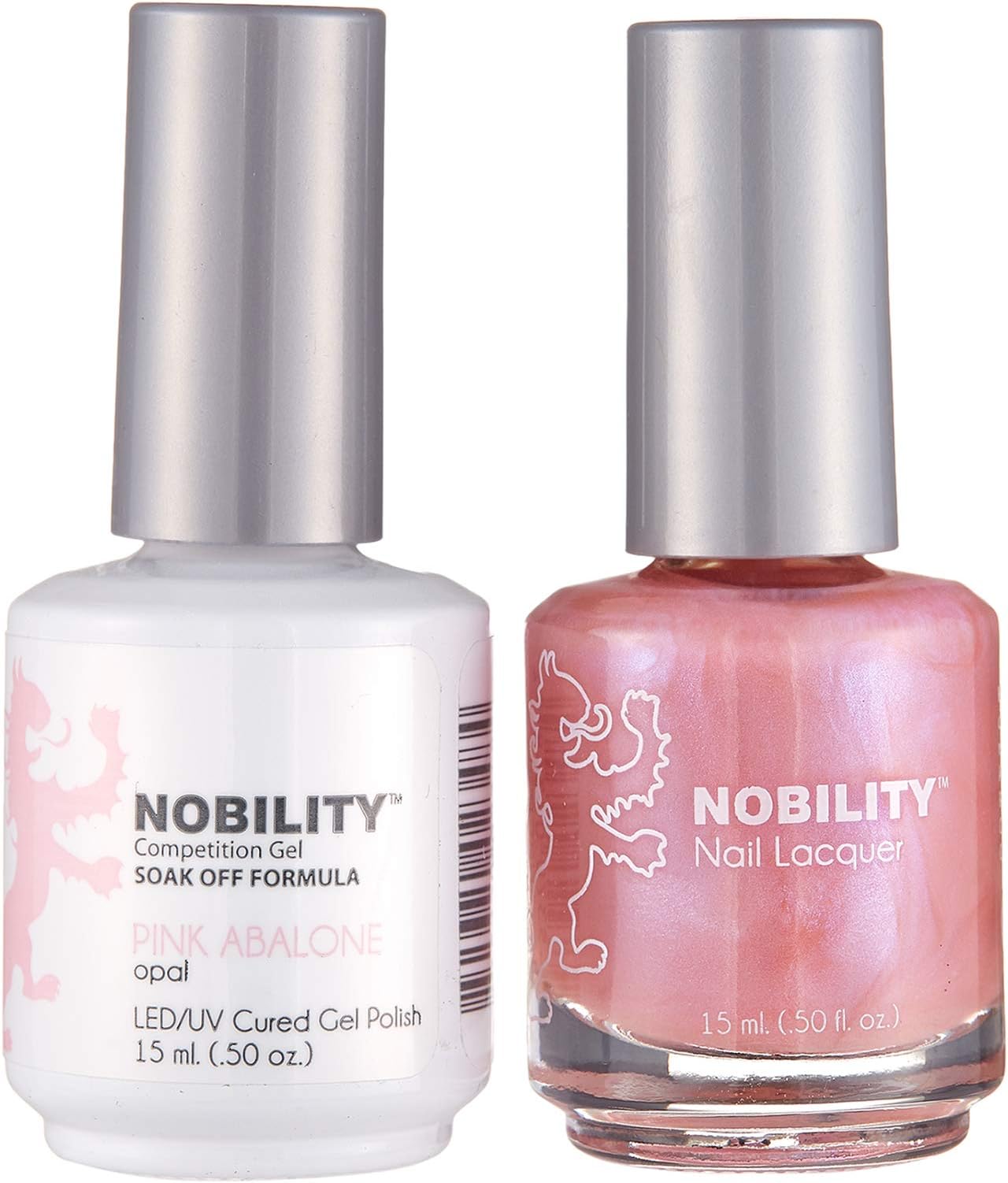 Lechat Nobility – Gel Polish & Nail Lacquer Set - Collection 1-0.5oz (Pink Abalone NBCS030)
