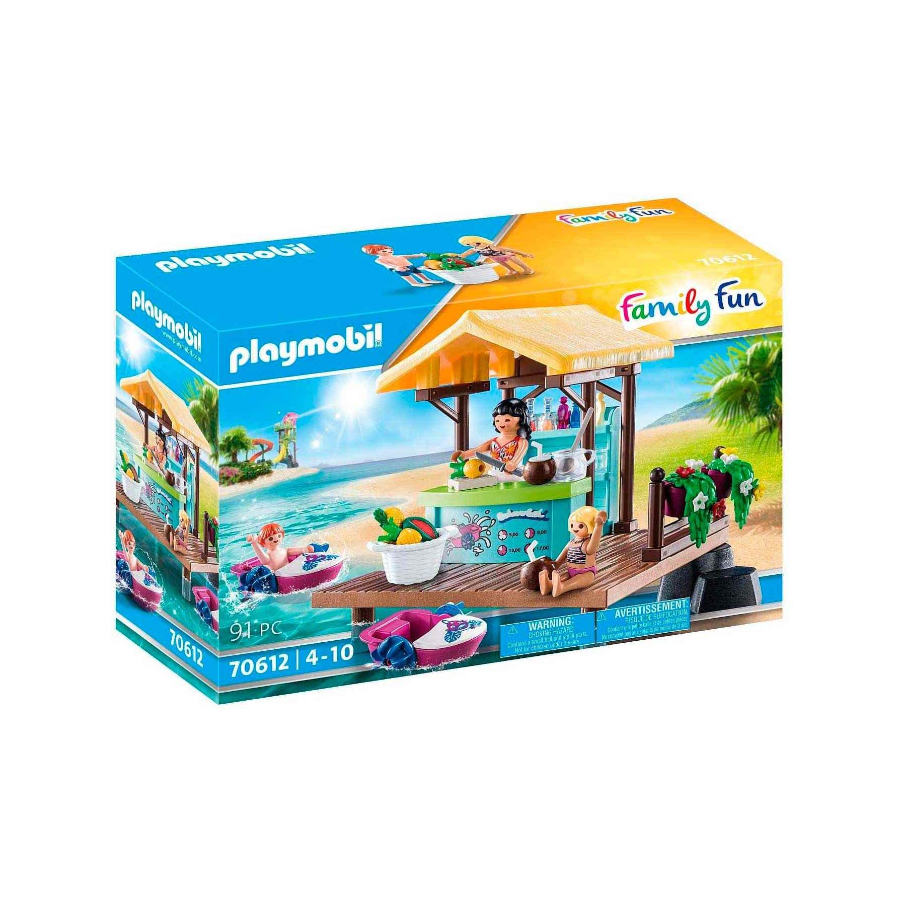 Playmobil Family Fun 70612 Paddle Boat Rental, With 2 floatable boats, For Ages 4+