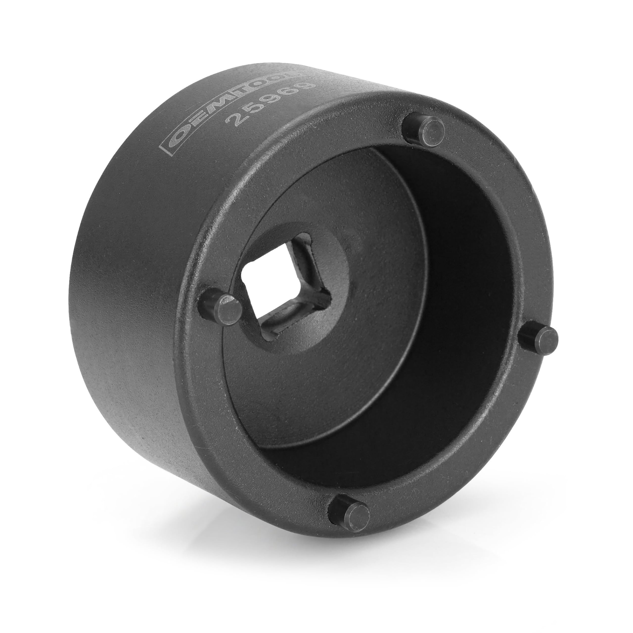 OEMTOOLS 25969 Toyota 4 Pin Hub Locknut Socket, Removes and Installs Locknuts on Tacoma, 4Runner, and T100 4WD, 1/2 Inch Drive, Solid Pin Design, Prevents Locknut Damage