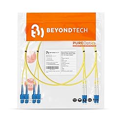 BEYONDTECH LC to SC Fiber Patch Cable Single Mode