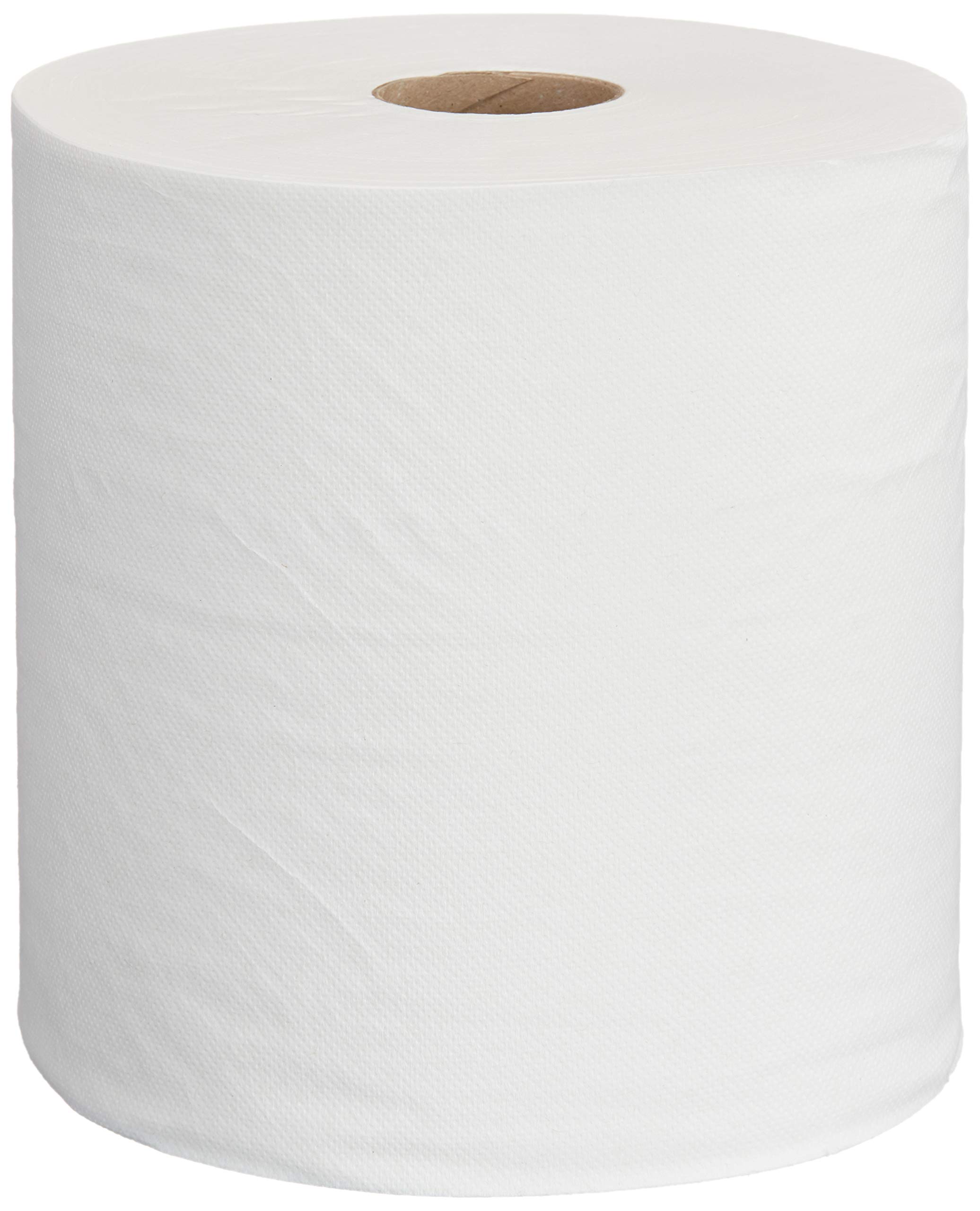 Photo 1 of AmazonCommercial 1-Ply White Hardwound Paper Towels (416970)|Bulk for Business |High Capacity Roll |Compatible with Universal Dispensers|FSC Certified |800 feet per Roll (6 Rolls)