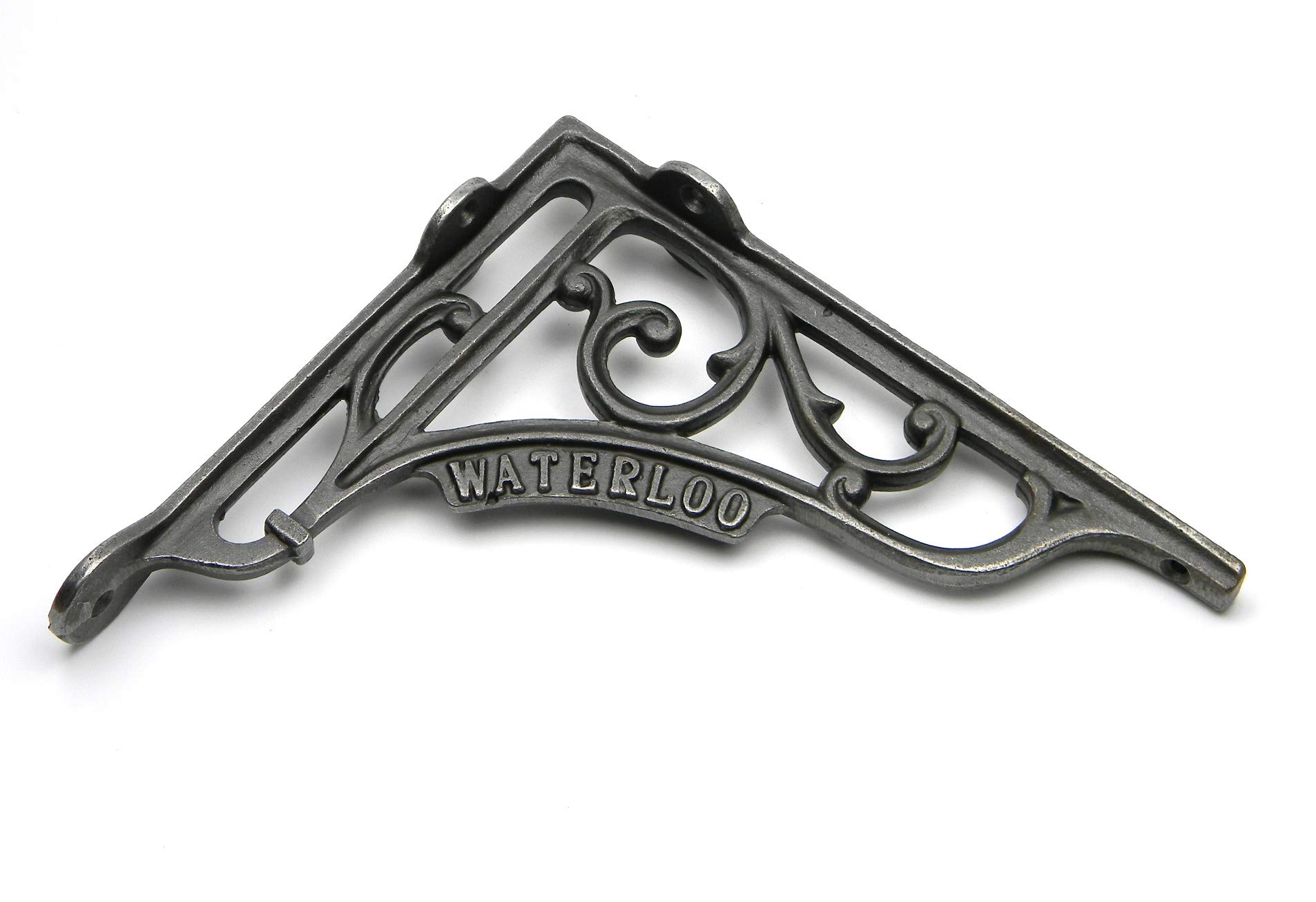 Pair of Shelf Brackets Waterloo Antique Cast Iron 200mm x 175mm / 8″ x 7″