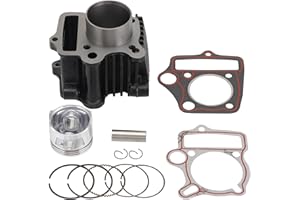 WOOSTAR 47mm Cylinder with Piston Kit Replacement for CRF70 TRX70 XR70 70cc Horizontal Engine Dirt Pit Bike Chinese ATV 4 Wheeler Quad