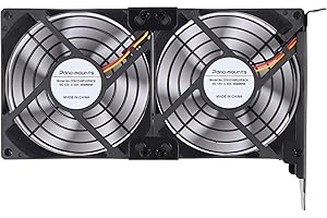 PCI Slot Fan Dual 90mm 92mm GPU Cooler Graphic Card Fans for Video Card VGA Cooler Compatible with DIY Mining Rig Set Up GTX9