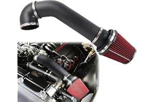 RiAiCiING 4'' LS Swap Cold Air Intake Kit, Universal Fit, Compatible with LS1 LS2 LSX LQ4 LQ9 Restomod A-Body G-Body Camaro Chevelle GTO Monte Carlo Caprice