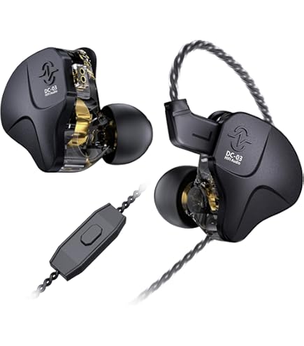 Amazon.com: IN Ear Monitor Gaming Earbuds with MIC,CCZ DC02 IEM