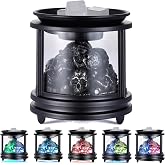 Dicimi Halloween Wax Warmer - Skull Wax Melter for Scented Wax Cubes & Essential Oils, 4-in-1 Electric Warmer with Hot Plate, Spooky Ghost Decor Gift