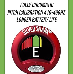 SNARK 2 Clip-on All Instrument Tuner-Red/Silver