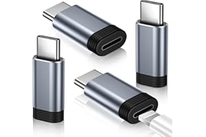 Temdan 4 Pack Lightning to USB C Adapter for iPhone 15/16/17 Pro/17 Pro Max,for iPhone 17/16 Charger,17/16 Accessories,Fast Charging & Data Transfer,USB C Charger Connector Cable,Not for Audio/OTG