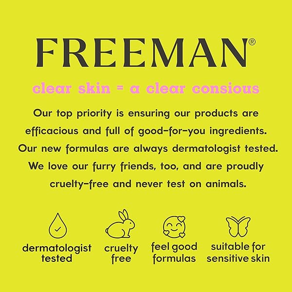 FREEMAN 14 PIECE LOVE TO MASK VARIETY PACK, FACIAL MASKS FOR ALL SKIN TYPES, HYDRATE, DETOXIFY, & CLEAR SKIN, EXFOLIATING SCRUB, BONUS HEADBAND AND SKIN BUFFER, FACE MASKS ARE CRUELTY-FREE & VEGAN